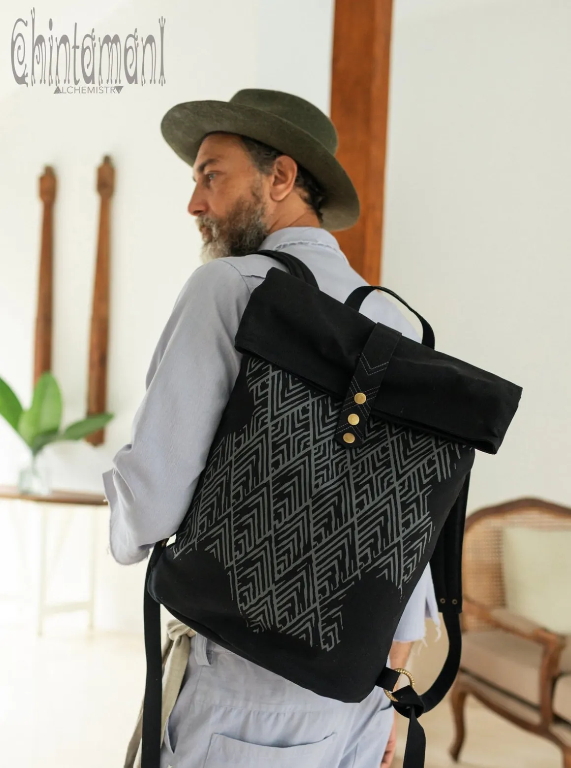 Alchemy RollTop Backpack / Black
