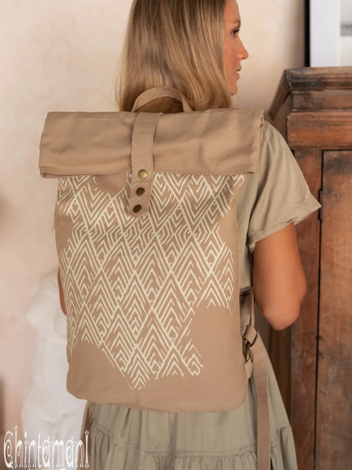 Alchemy RollTop Backpack / Beige