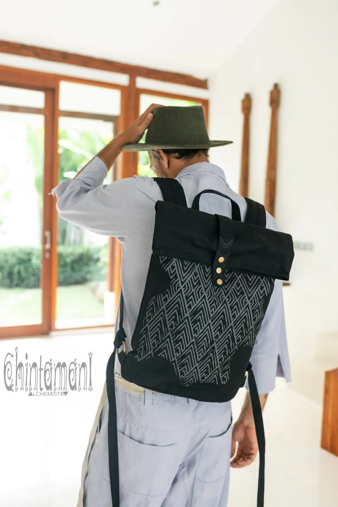 Alchemy RollTop Backpack / Black