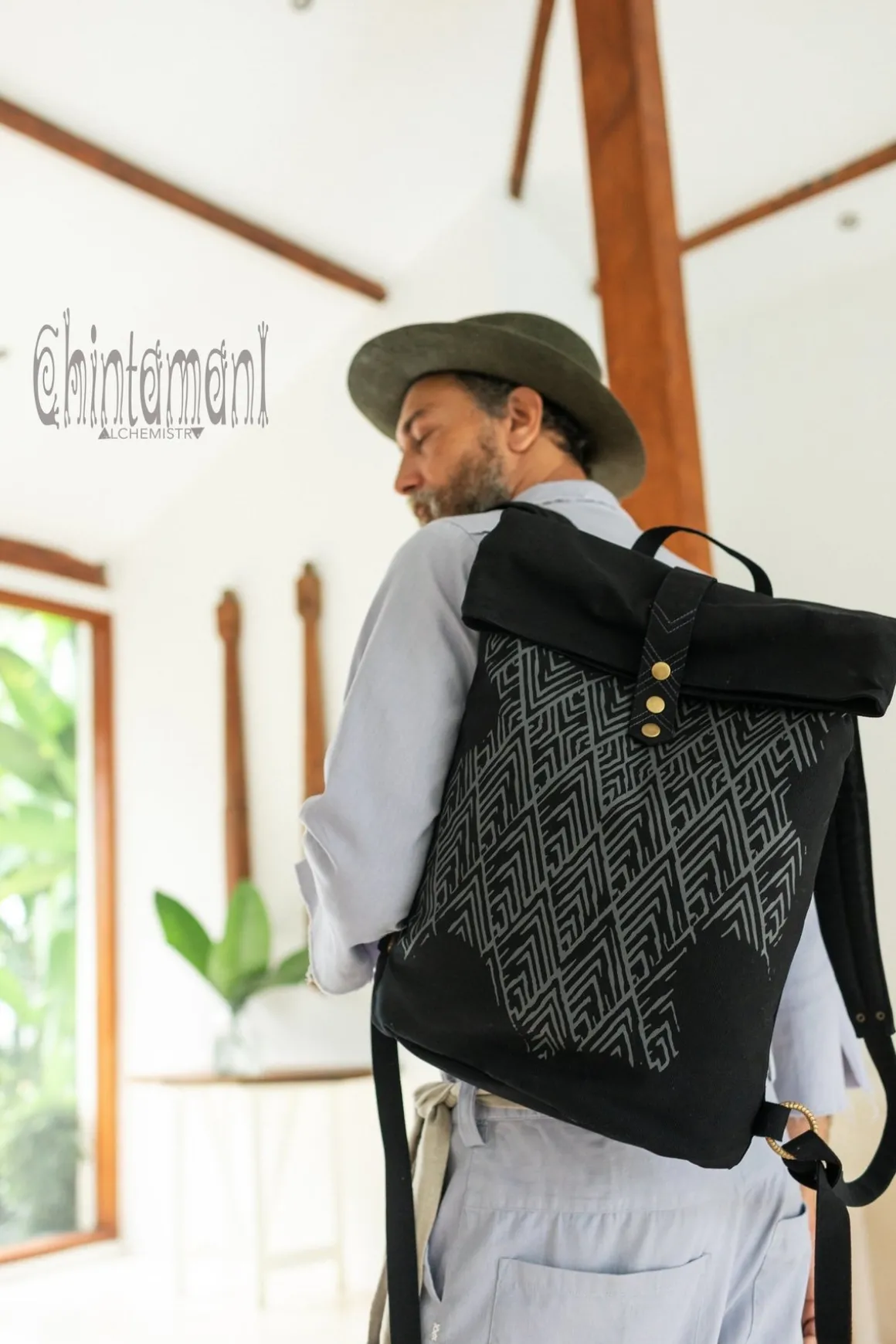 Alchemy RollTop Backpack / Black