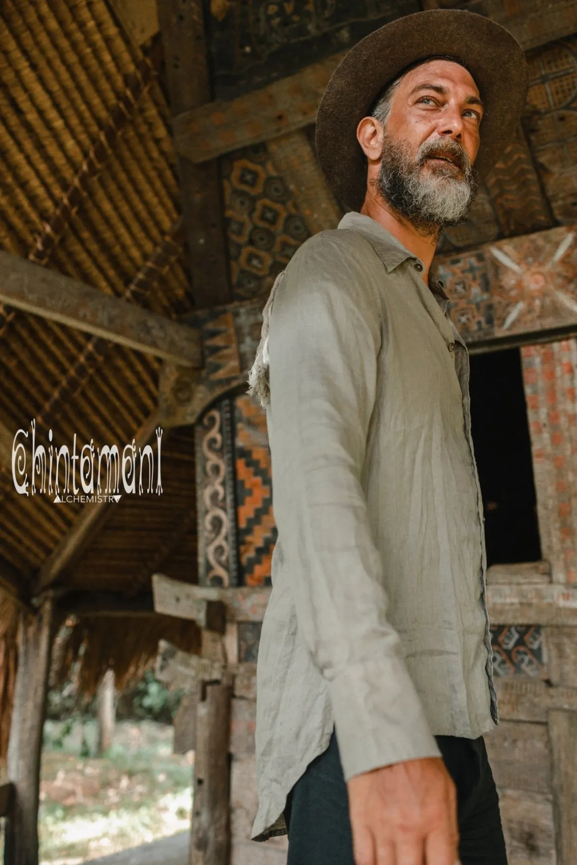 Alma Linen Shirt / Khaki