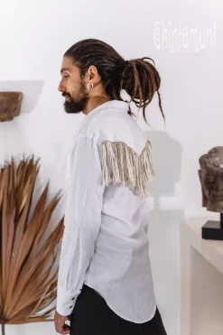 Alma Linen Shirt / White