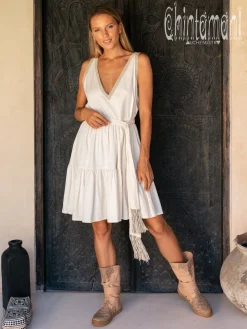 Alma Midi Dress / Off White