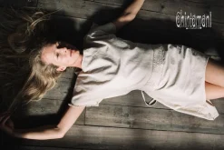 Assymetric Midi Dress / Off White