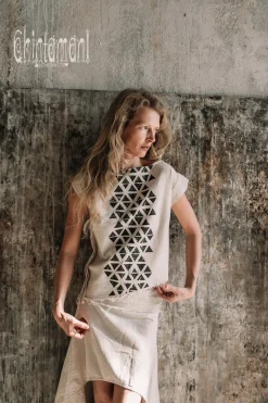 Atua Print T-shirt / Raw Cotton