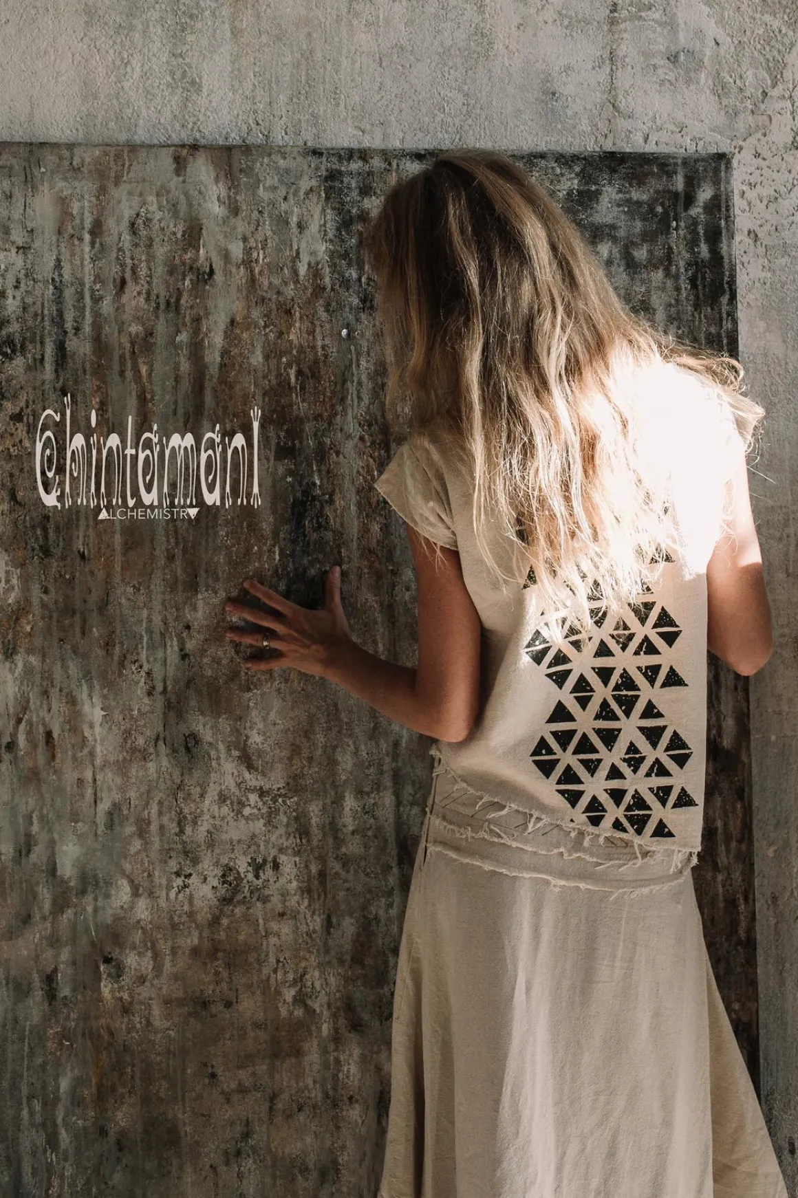 Atua Print T-shirt / Raw Cotton