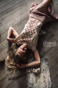 Atua Print T-shirt / Raw Cotton