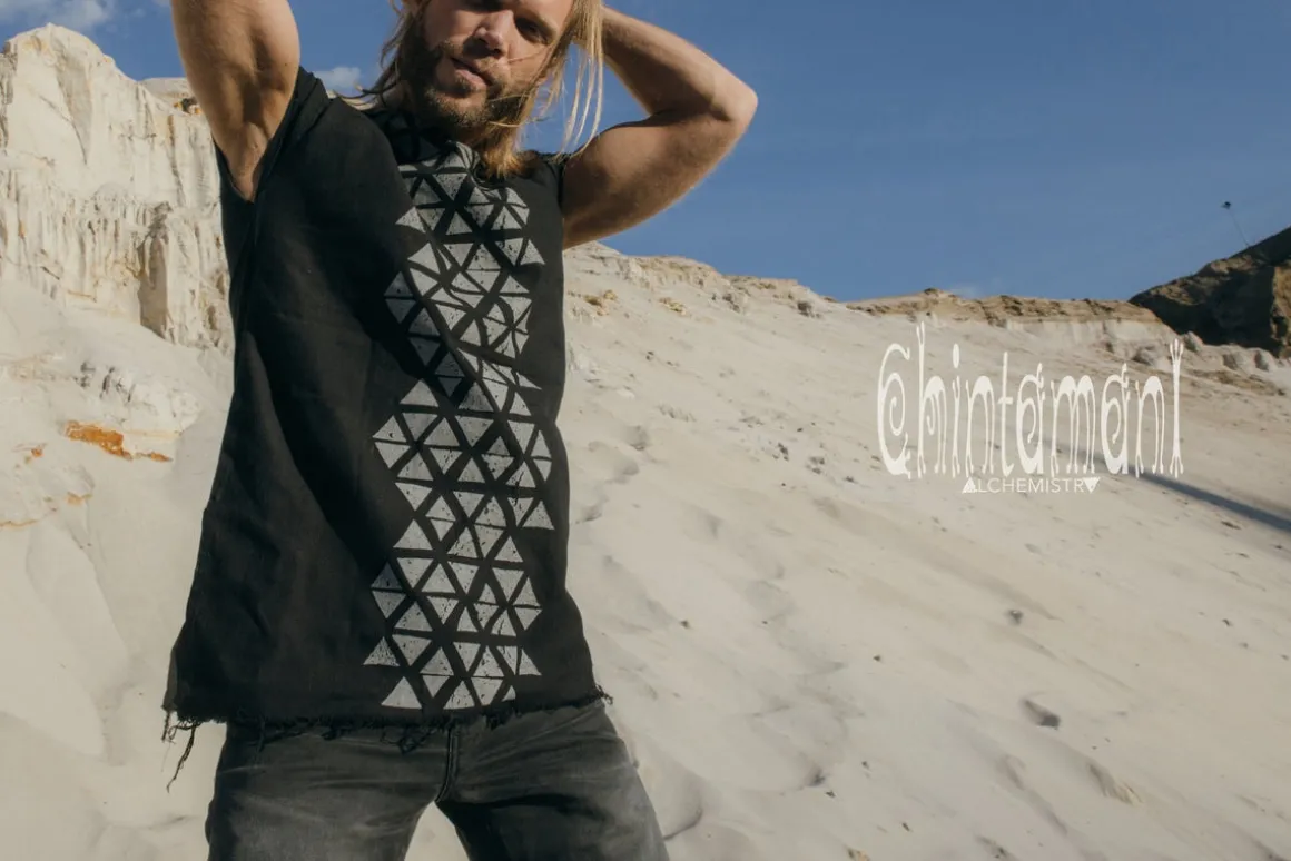 Atua Print T-shirt / Black