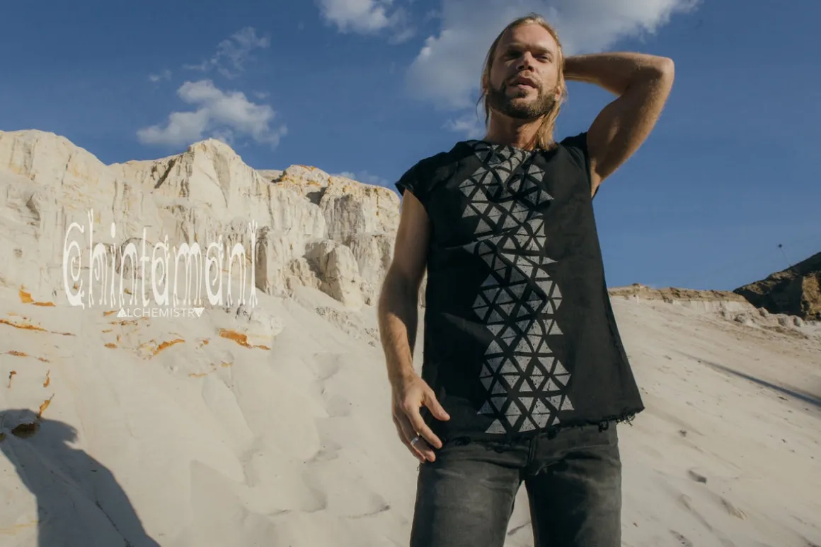 Atua Print T-shirt / Black