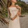 Beach Poncho Dress / Off White