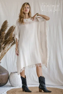 Beach Poncho Dress / Off White