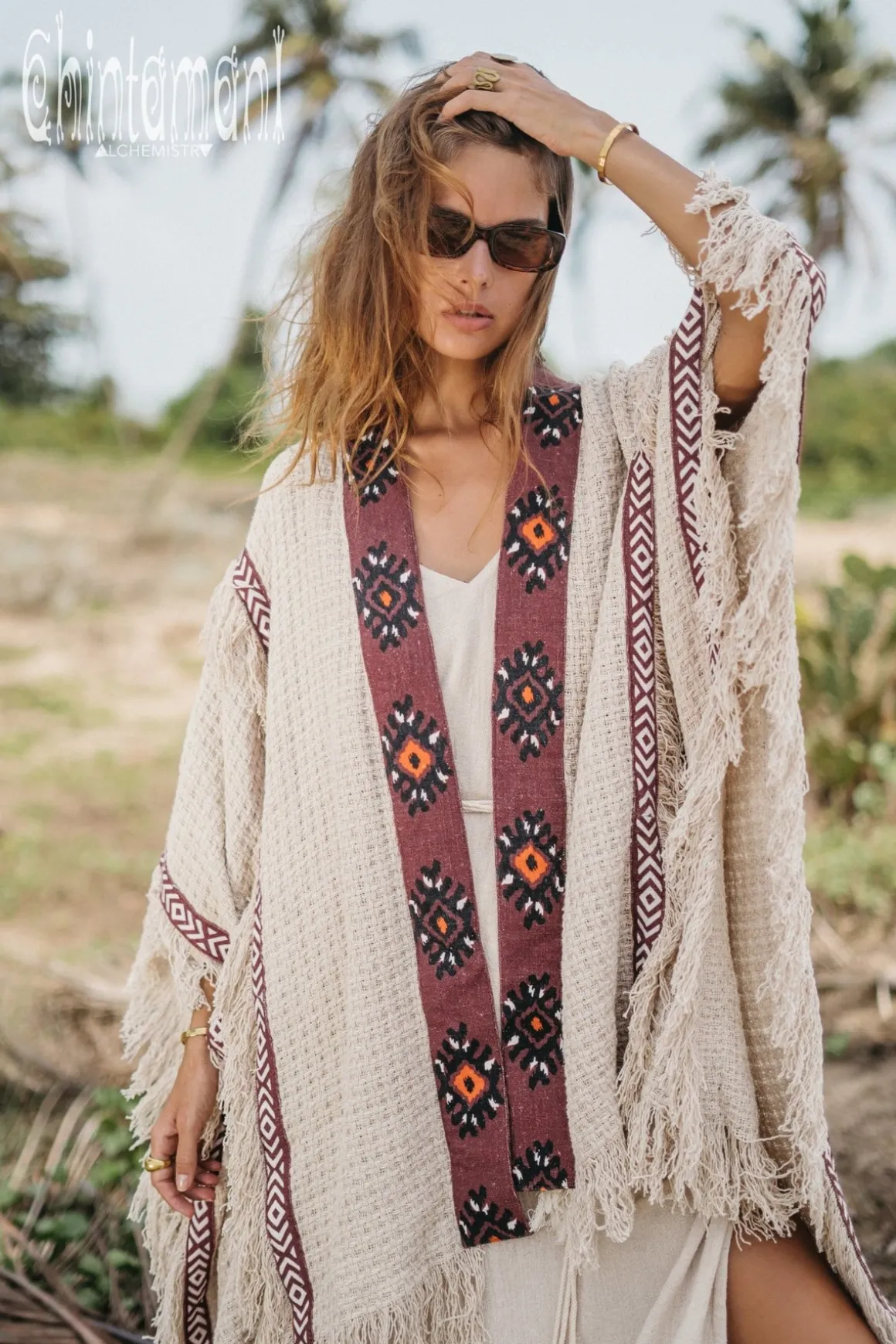 Berber Cotton Poncho