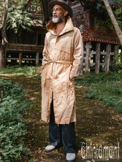 Canvas Men's Coat / Beige