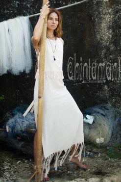 Chakruna Long Dress / Off White