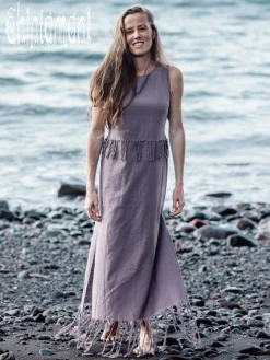Chakruna Long Dress / Purple