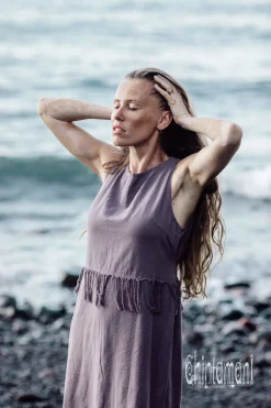 Chakruna Long Dress / Purple