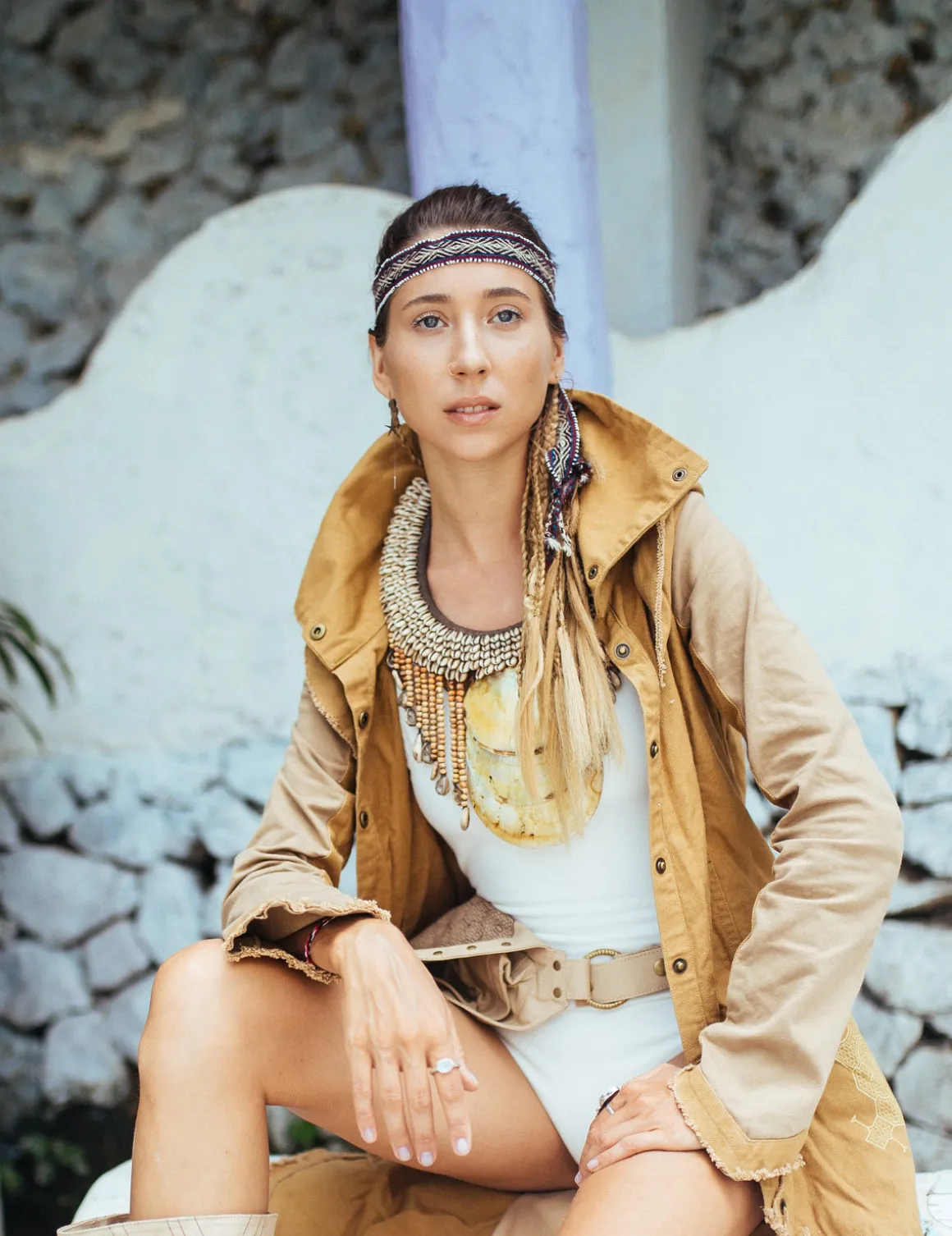 Cotton Freak Frock / Beige