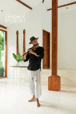 Cotton Men's Shirt / Black