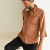 Cotton Men's Shirt / Dusty Pink