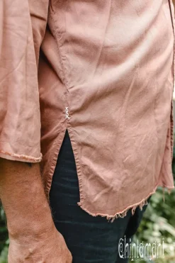 Cotton Men's Shirt / Dusty Pink
