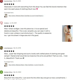 Cotton Sleeves Shawl / Beige