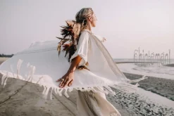 Cotton Wrap Cardigan / Off White