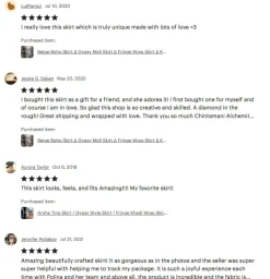 Cotton Wrap Skirt / Beige