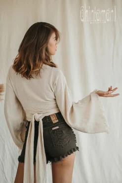Cotton Wrap Top / Off White