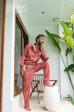 Coverall Jumpsuit / Raspberry Pink