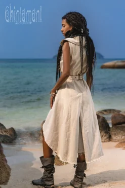 Denim Frock Vest / Off White