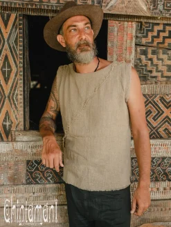 Diagonal Raw Top / Sage