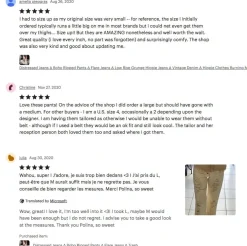 Flared Denim Pants / White