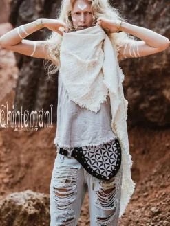 Flower Waist Bag / Black