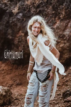 Flower Waist Bag / Black