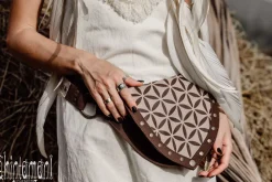 Flower Waist Bag / Brown