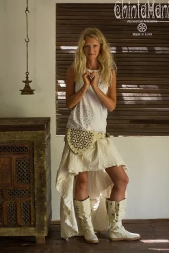 Flower Waist Bag / Off White