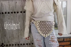 Flower Waist Bag / Off White