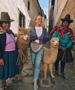 Flower Waist Bag / Off White
