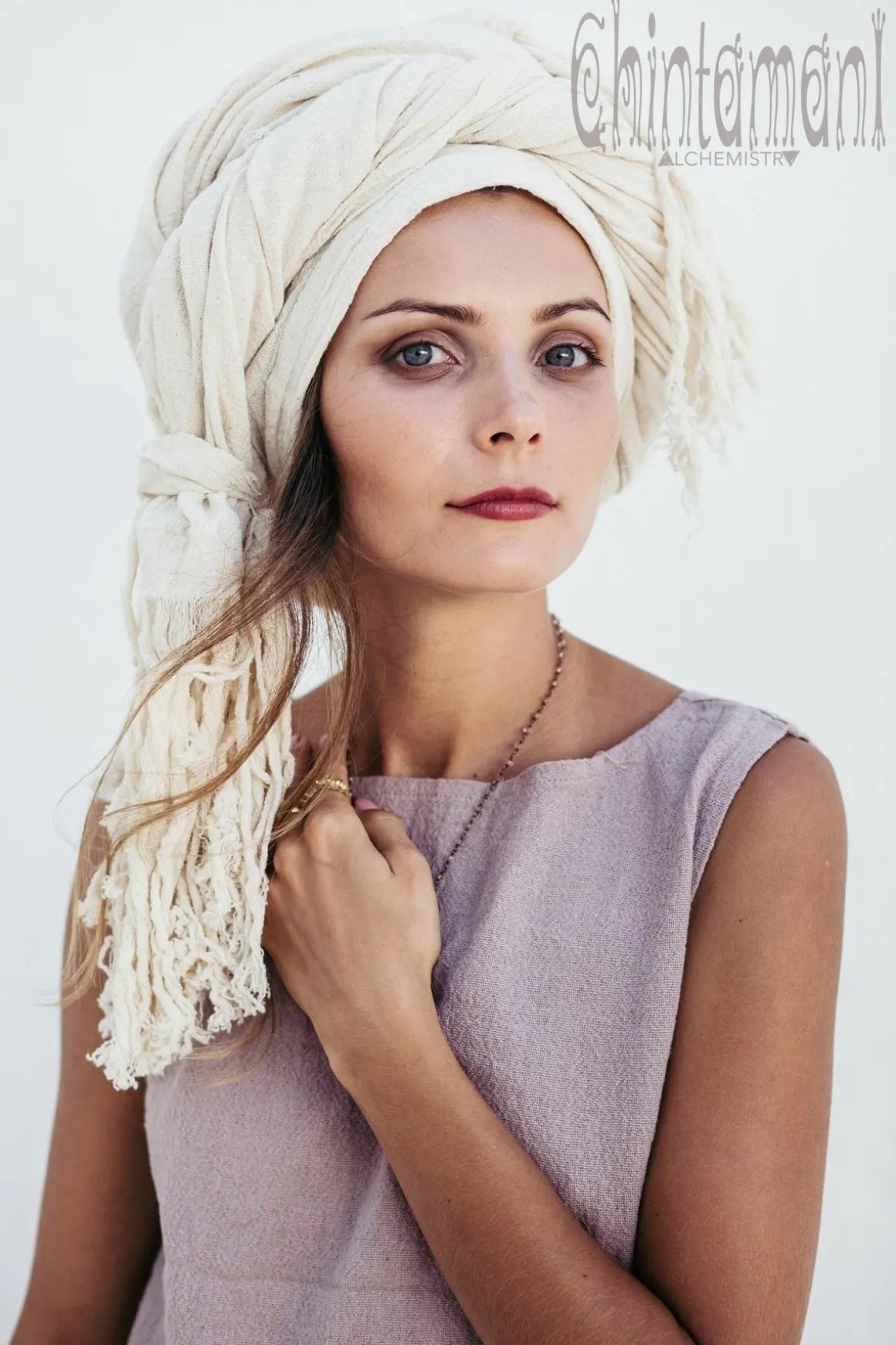 Fringe Tank Top / Purple