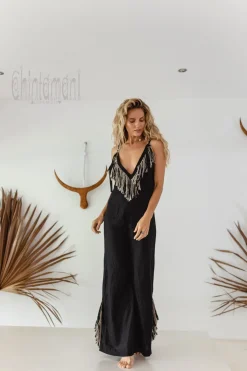 Fringed Jumpsuit / Black