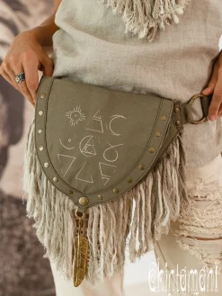 Fringy Banana Bag / Army Green