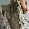 Fringy RollTop Backpack / Army Green