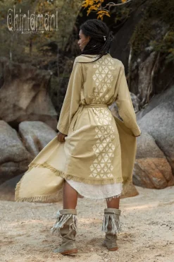 Fringy Tribal Boots / Army Green