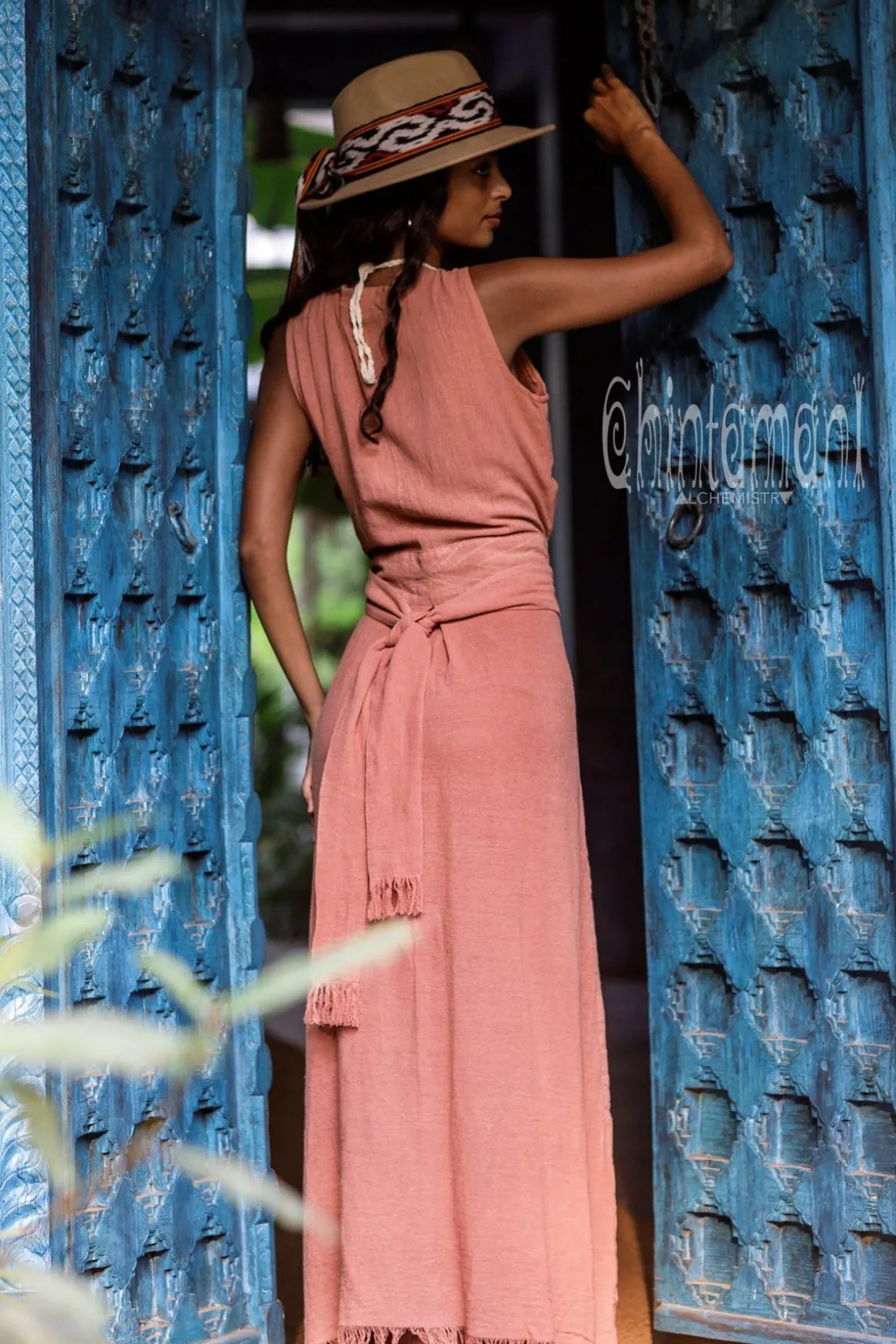 Goan Wrap Dress / Pink