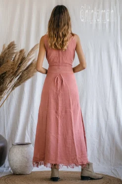 Goan Wrap Dress / Pink