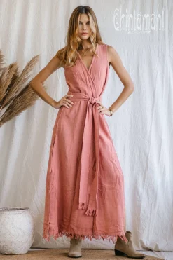 Goan Wrap Dress / Pink