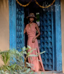 Goan Wrap Dress / Pink