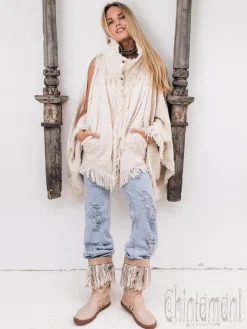 High Neck Cotton Jacket / Off White