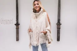 High Neck Cotton Jacket / Off White