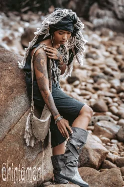 High Tribal Boots / Grey